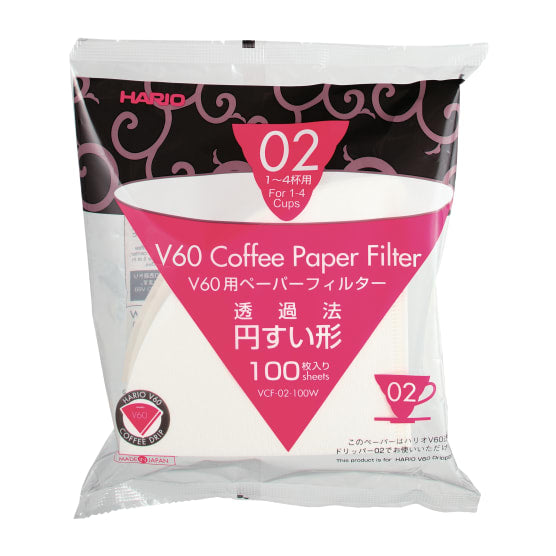 Hario V60 Coffee Dripper Filter Paper White