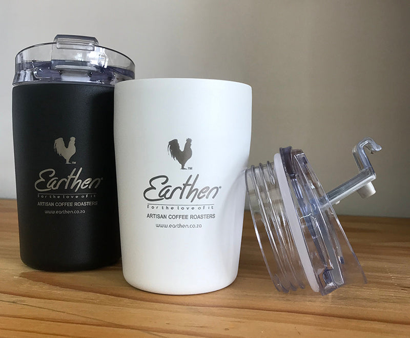 200ml Branded Earthen Travel Mug.