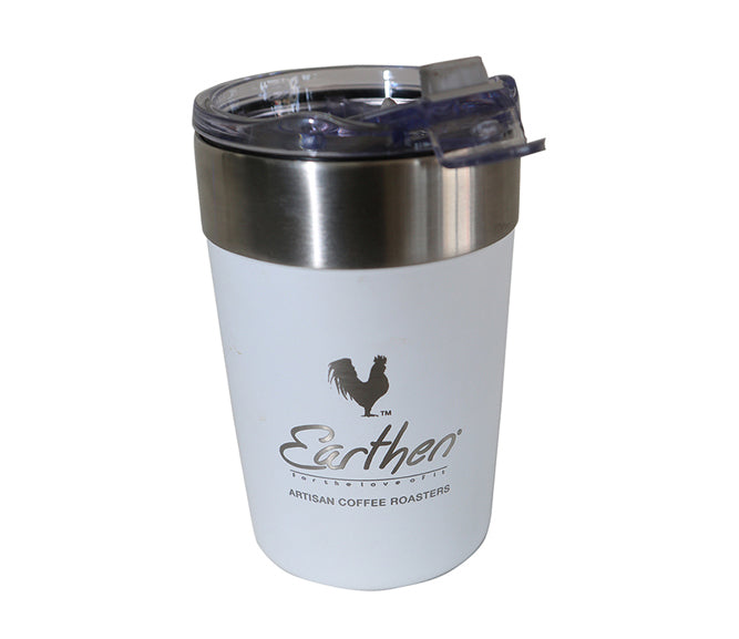 Branded Earthen Travel Mug.